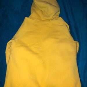 yellow zip up